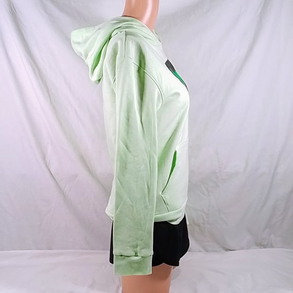 Under Armour Boys' Project Rock Rival Fleece Hoodie-Various Sizes-Phos Green-NWT - Picture 2 of 4